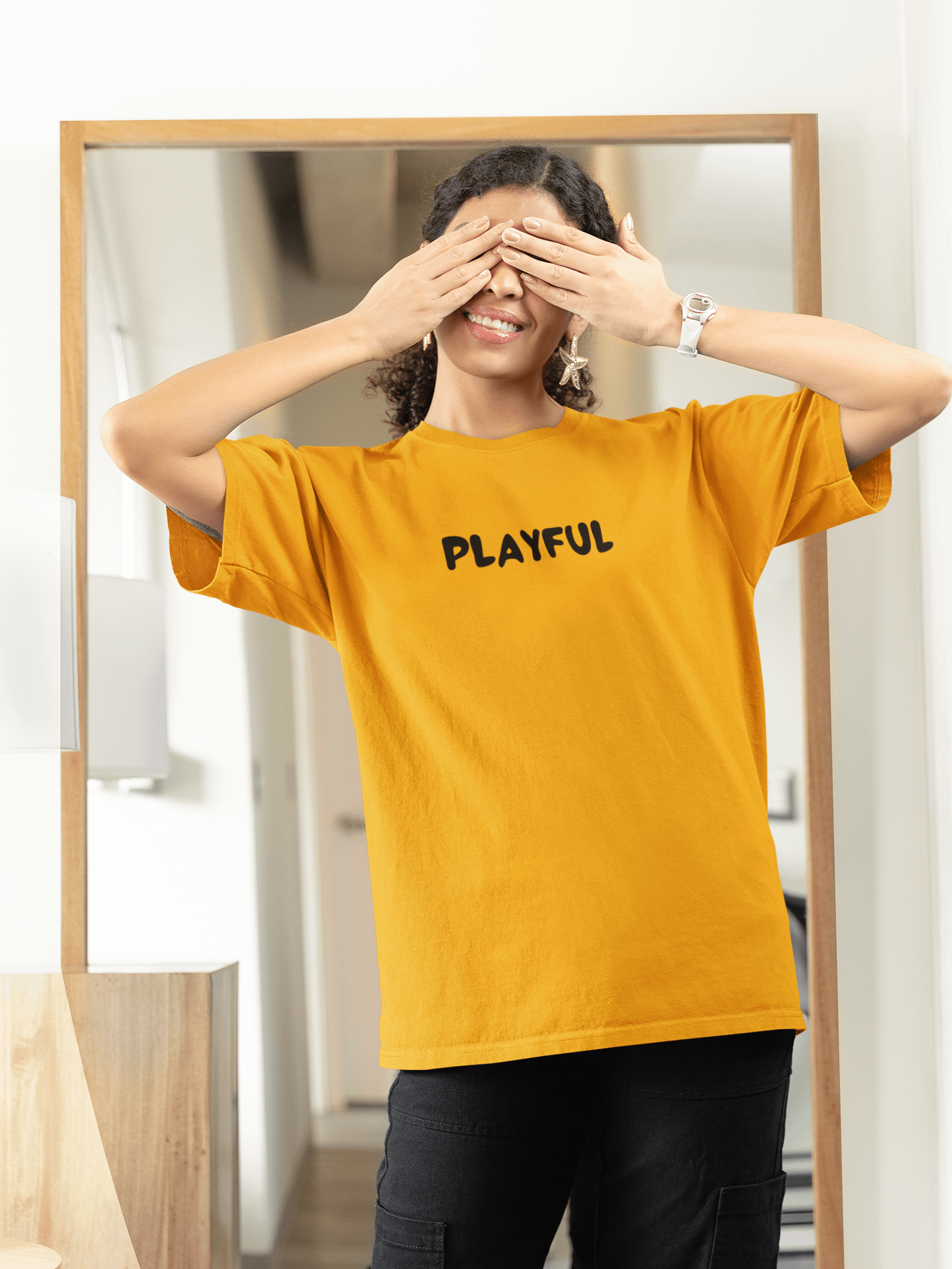“Playful” My Vibe Cotton T-Shirt product image (1)