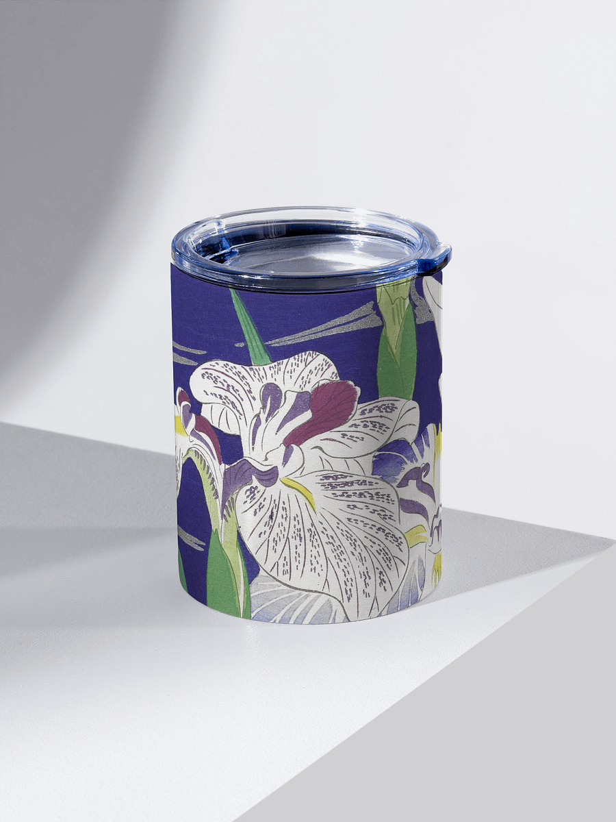 Japanese Iris. 10oz. Stainless Steel Tumbler product image (2)