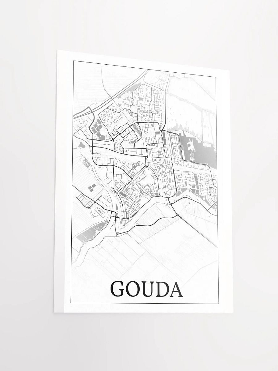 Gouda, Netherlands, city map print product image (13)