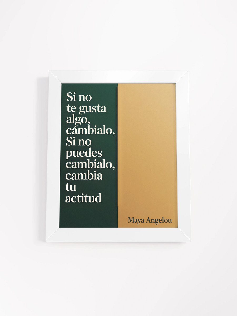 Póster ultra-premium Maya Angelou con máxima calidad técnica y refinamiento product image (1)