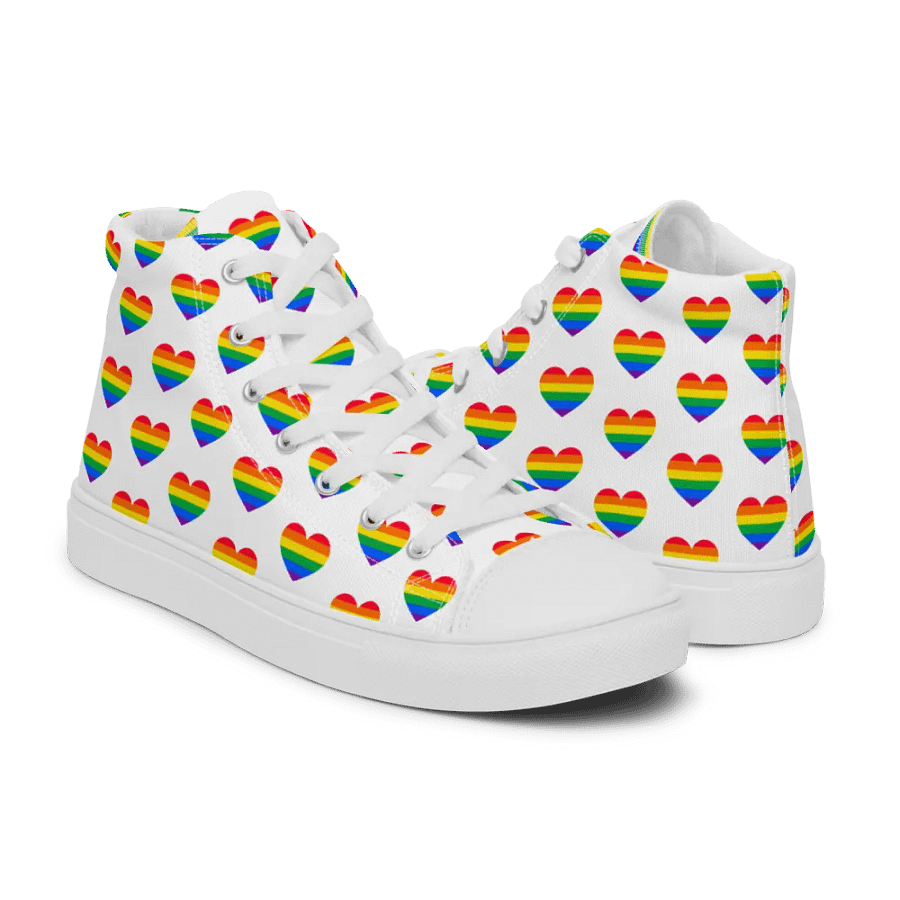 Rainbow Heart High Tops product image (9)