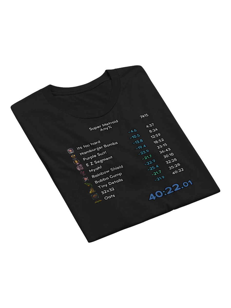 Any% 40:22 World Record Splits Shirt product image (25)