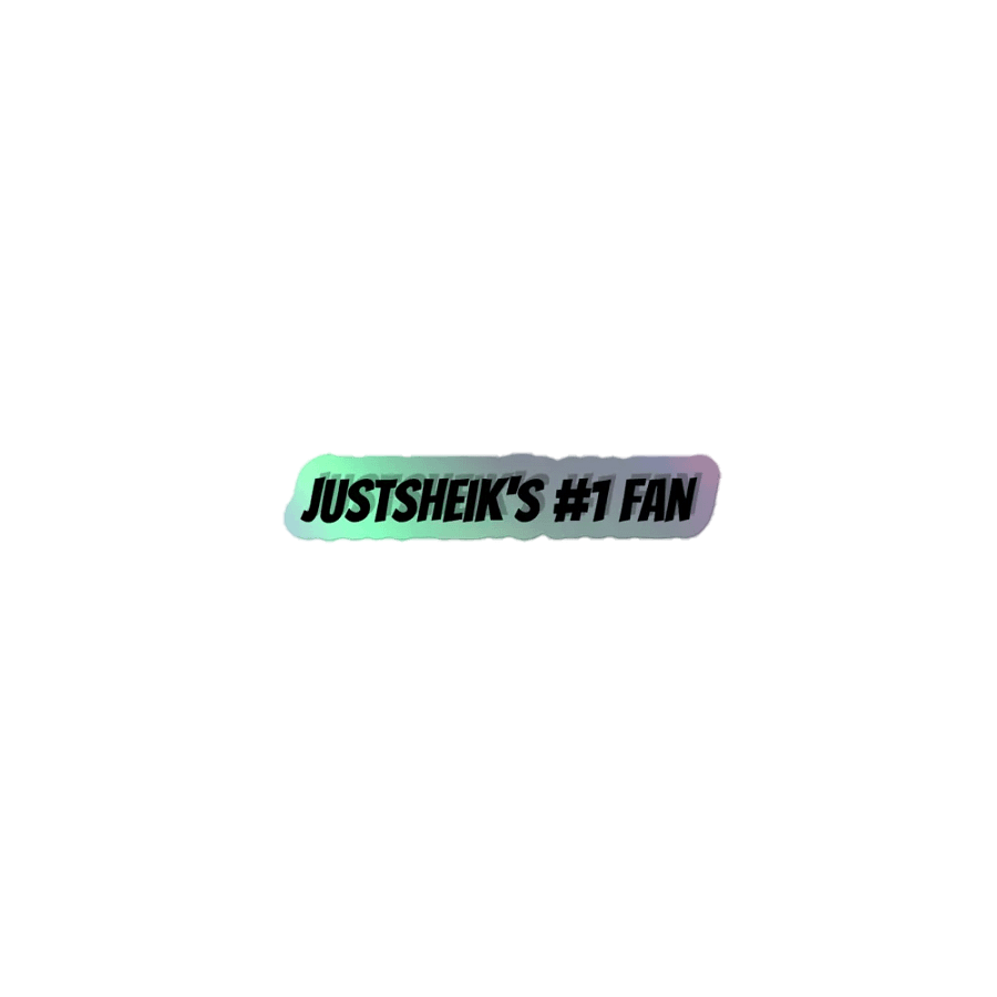 Number1Fan Holo-Sticker product image (1)