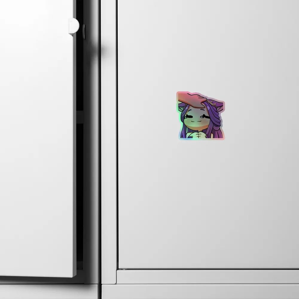 Lunarya Moonbright - HEADPAT - Holographic Sticker product image (4)