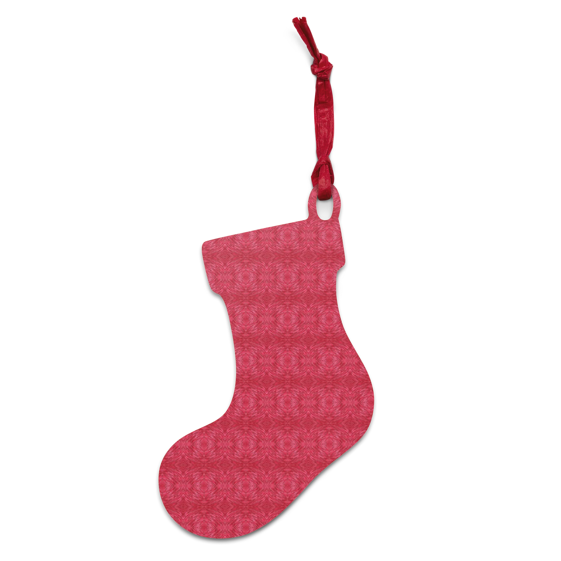 Crimson Frost – Wooden Christmas Ornament product image (2)