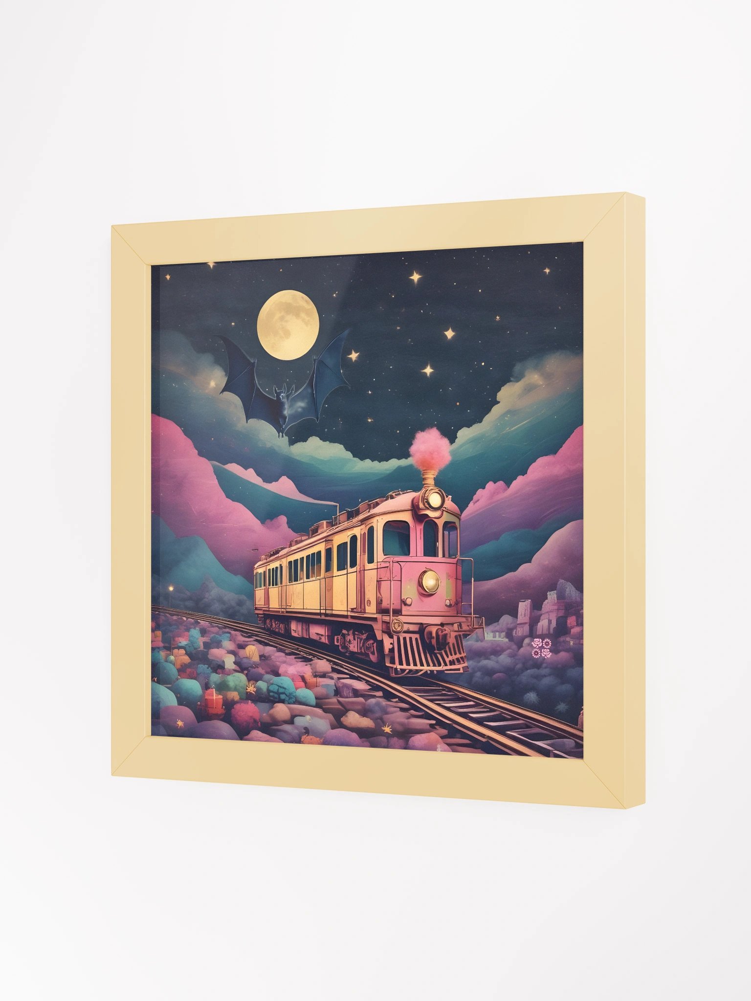 Metros y Murciélagos Art Print Edition (Framed) product image (3)