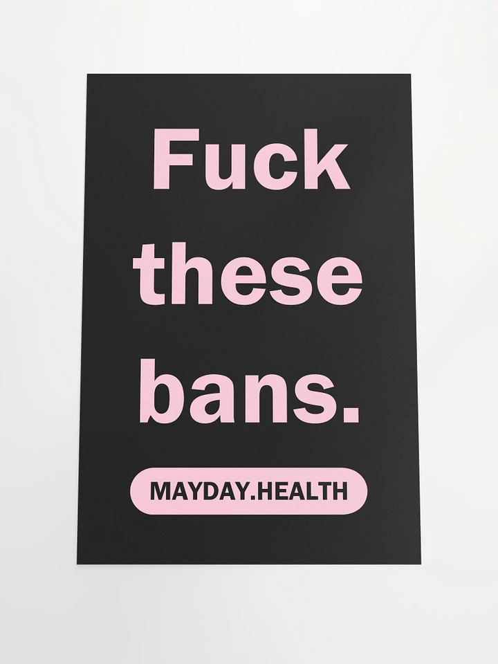 Fuck these bans poster product image (1)