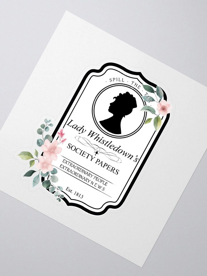 Lady Whistledown Vintage Crest Sticker | The Bridgerton product image (2)