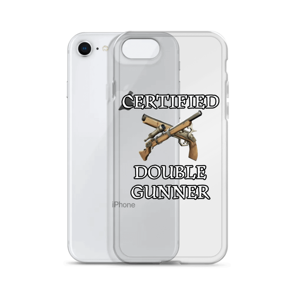 Certified Double Gunner iPhone Case Clear product image (2)