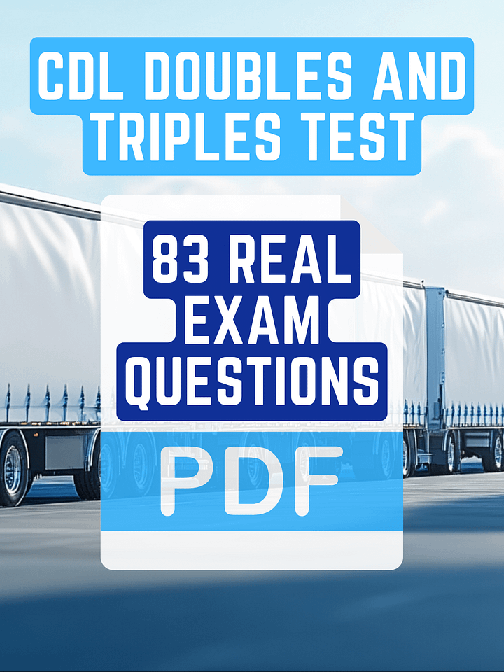 CDL Doubles and Triples Test (PDF-file) product image (1)