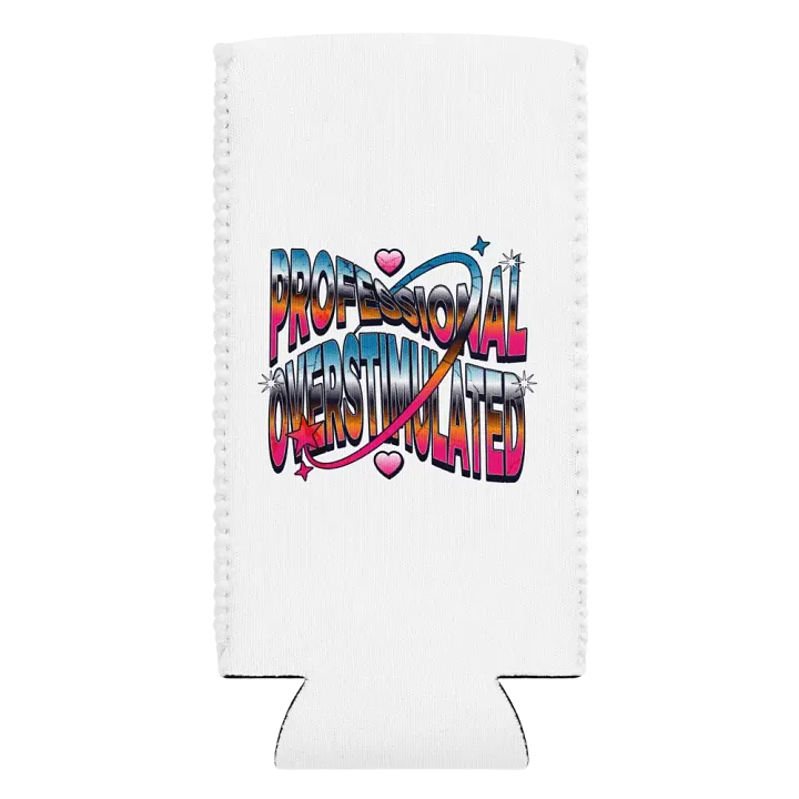Professional Overstimulated Vibes Can Cooler product image (2)