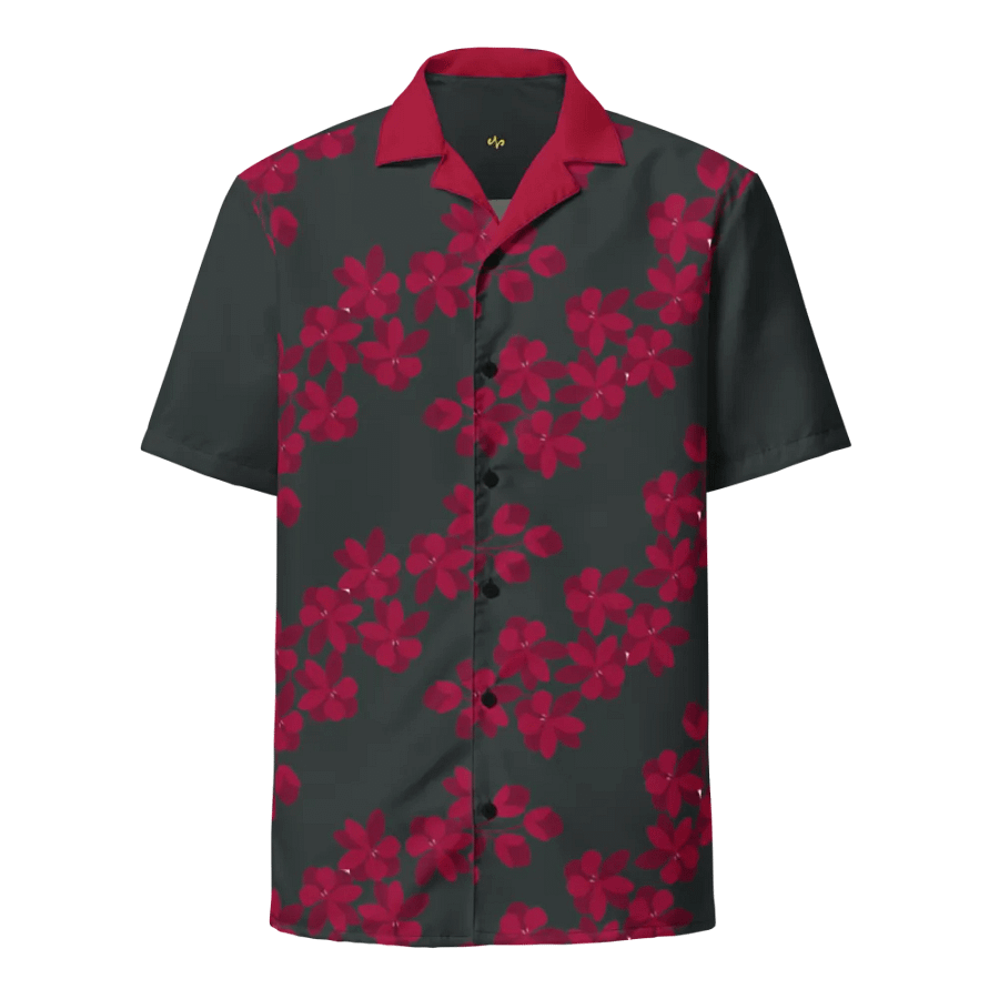 Hawaiian Shirt v3 - Charcoal Gray product image (3)