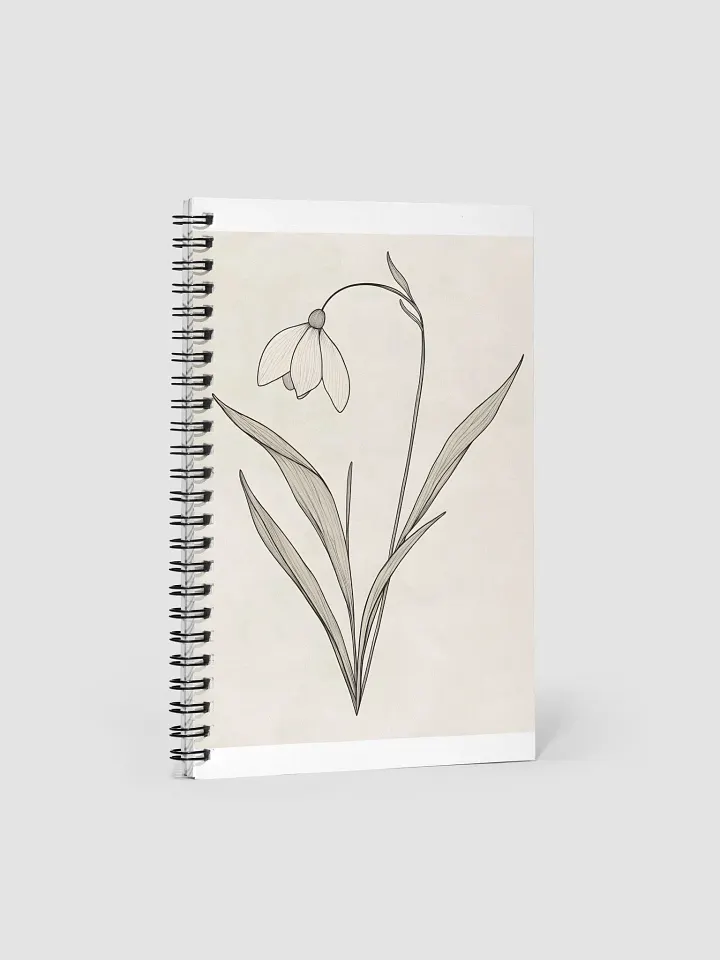 Snowdrop Notebook product image (1)