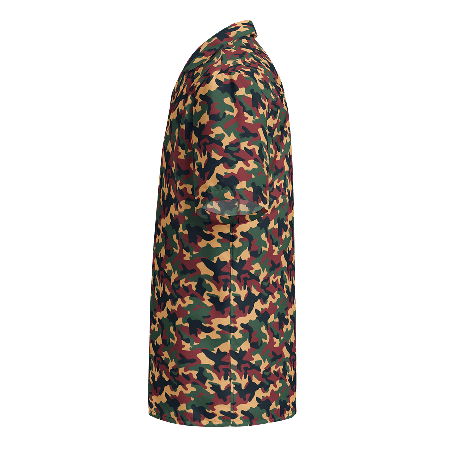 Autumn Camo Men’s Button-Up Shirt product image (3)