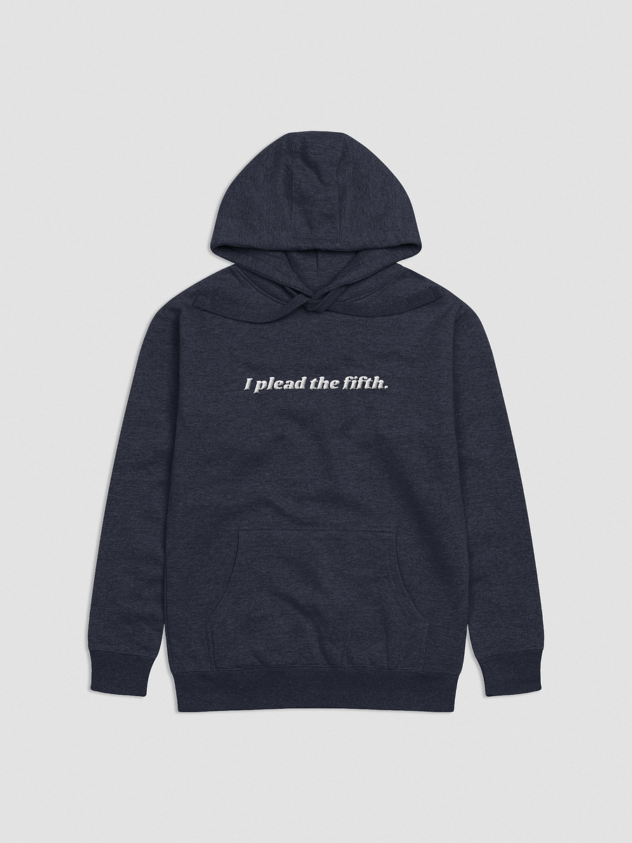 Embroidered "I Plead the Fifth" - Matching Set Hoodie product image (1)