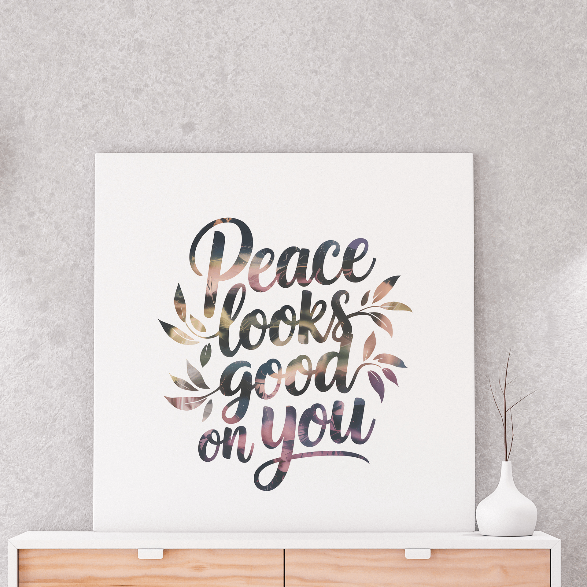Peace Looks Good On You, Mental Health png, Motivational Png, Positive Png, Mental Health Matter Png, Be Yourself Png, Positive Vibes Gift product image (2)
