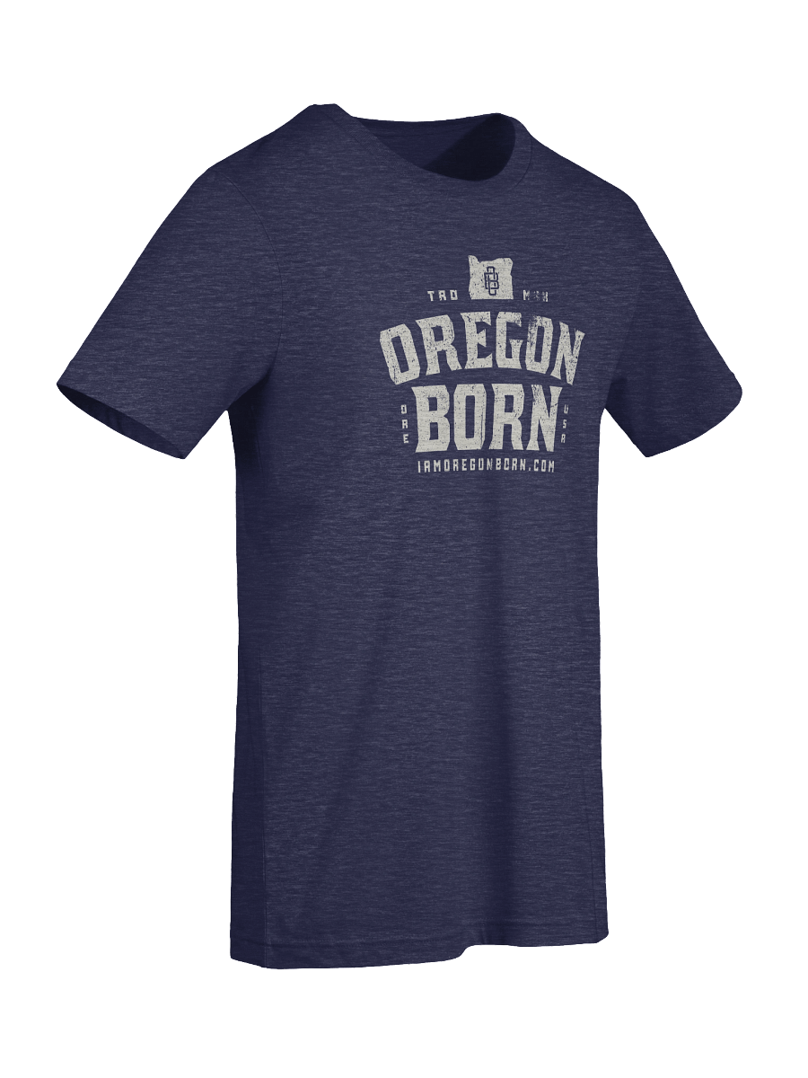 Vintage Collegiate Oregon Born T-Shirt product image (5)