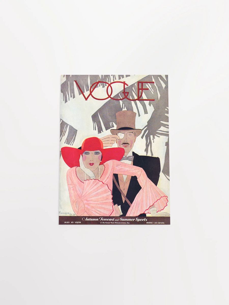 Vogue Cover from 1928 by Pierre Mourgue product image (12)