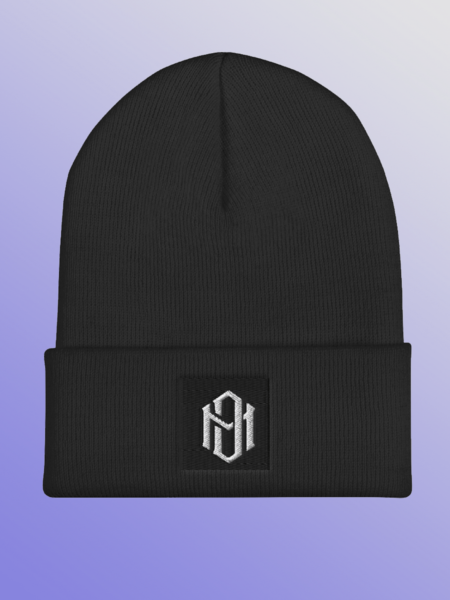 White Logo Cuffed Beanie product image (2)