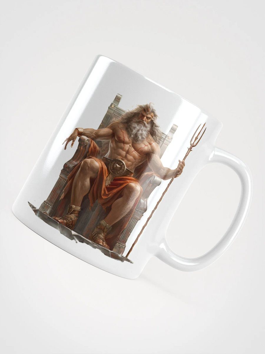 Poseidon - The God of the Oceans White Glossy Mug product image (4)