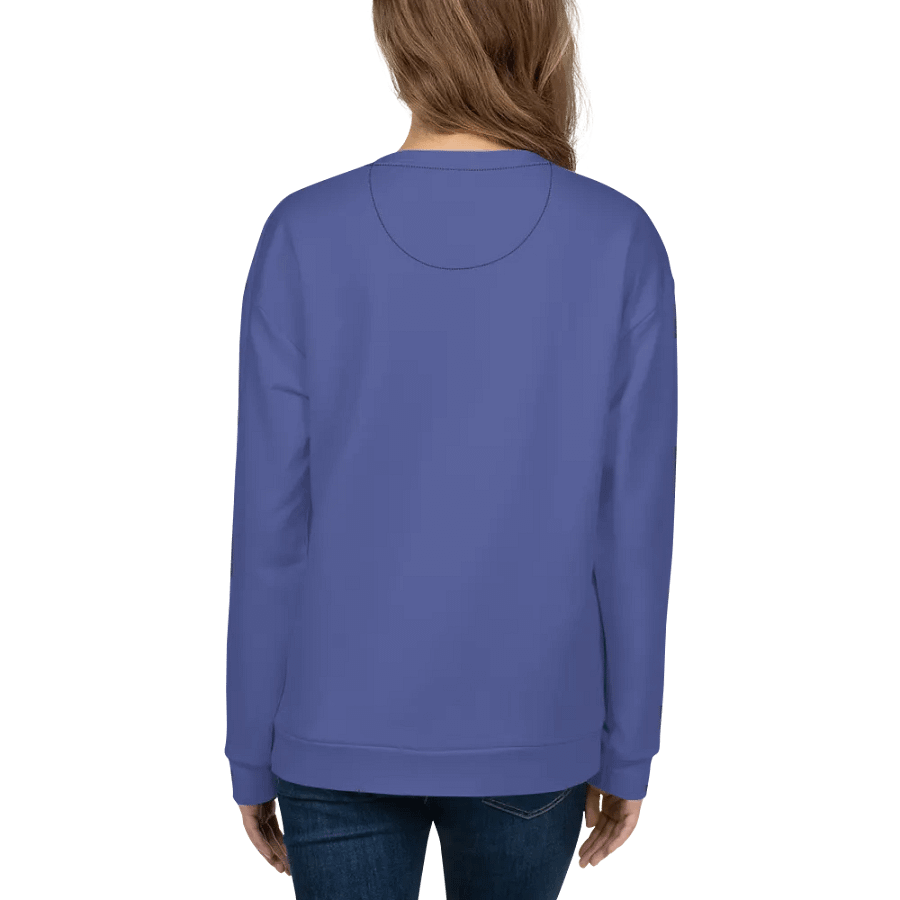 Plain Dark Purple True Summer Unisex Recycled Polyester Heavyweight Premium Sweatshirt by Treasure Pie product image (8)