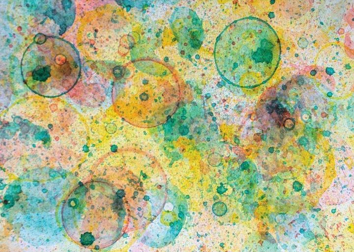 5x7 Print Yellow Green Orange product image (1)