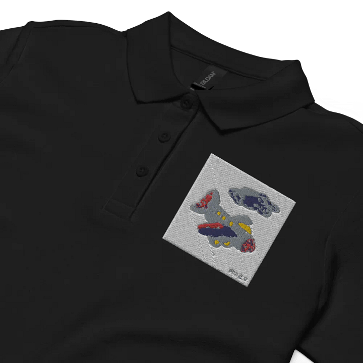Kid Airplane (Gildan Women's Pique Polo Shirt) product image (2)