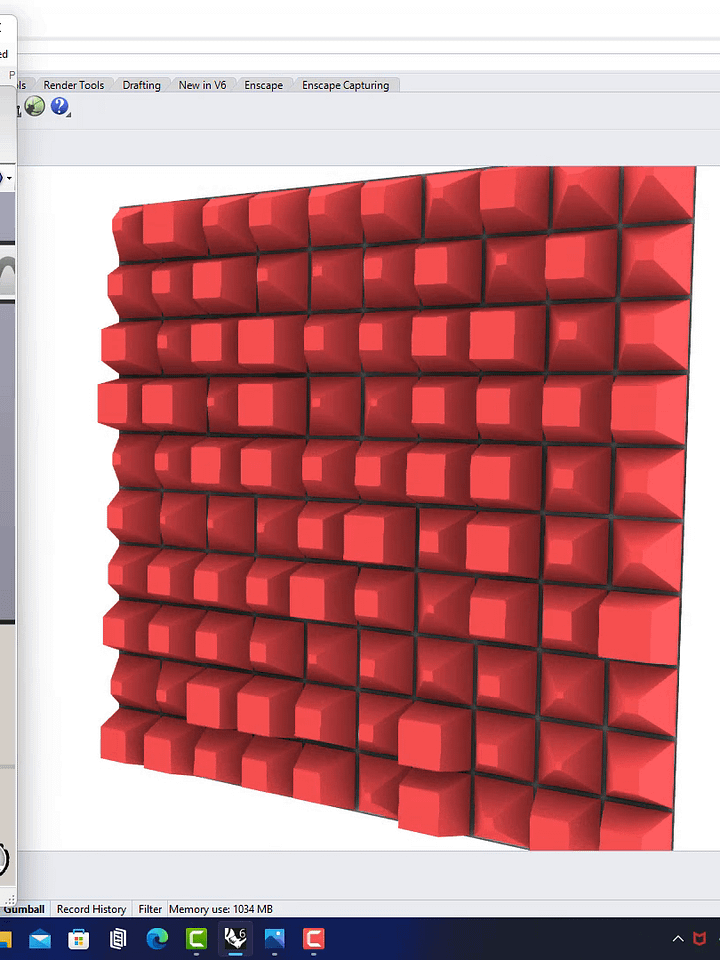 Cubes on Surface Parametric Facade Design Grasshopper Rhino Files Download product image (1)