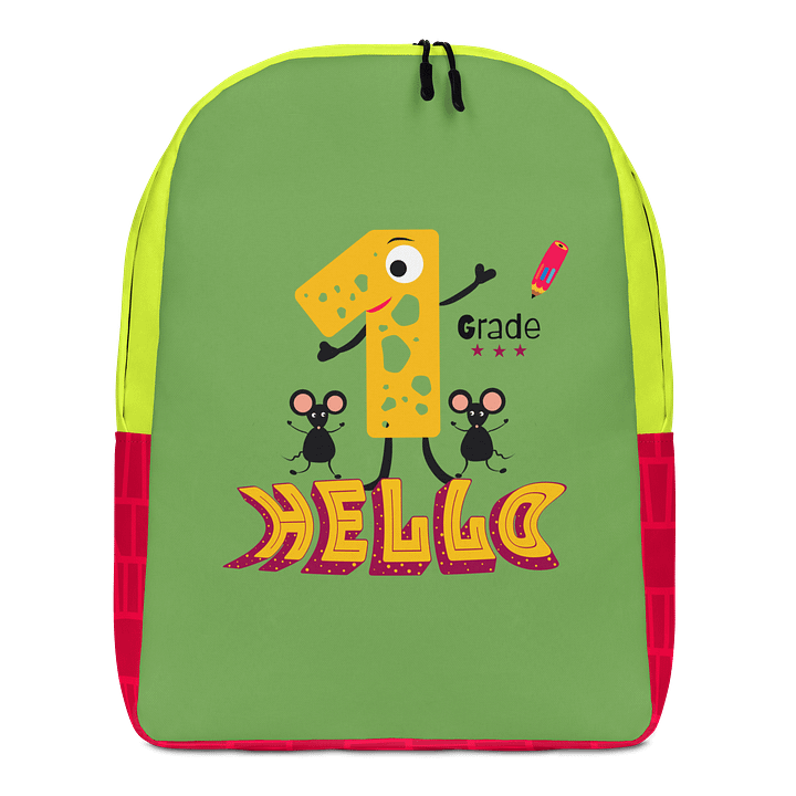 Cheesy Number 1 All-Over Print Backpack product image (2)