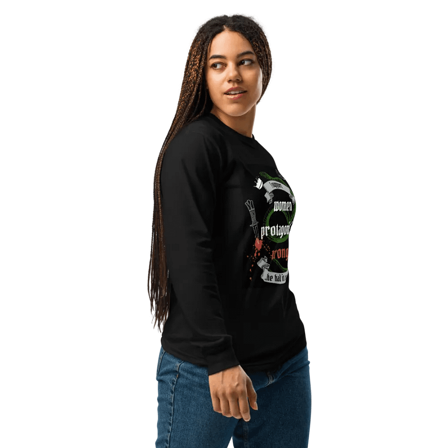 Rebellious Protagonist Empowerment Long Sleeve Tee product image (10)
