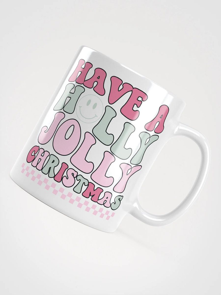 Holly Jolly Christmas-Mug-White product image (4)