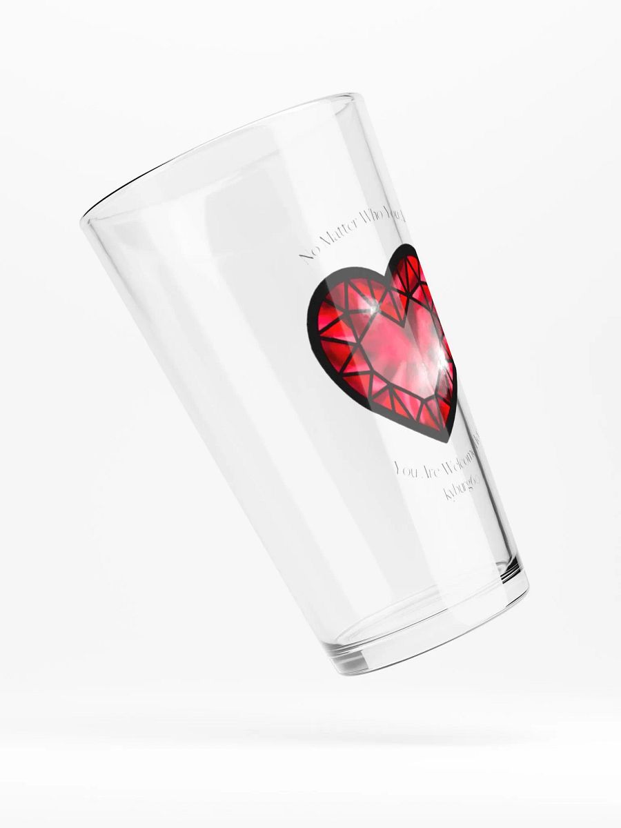 Ruby Heart Pint Glass product image (4)