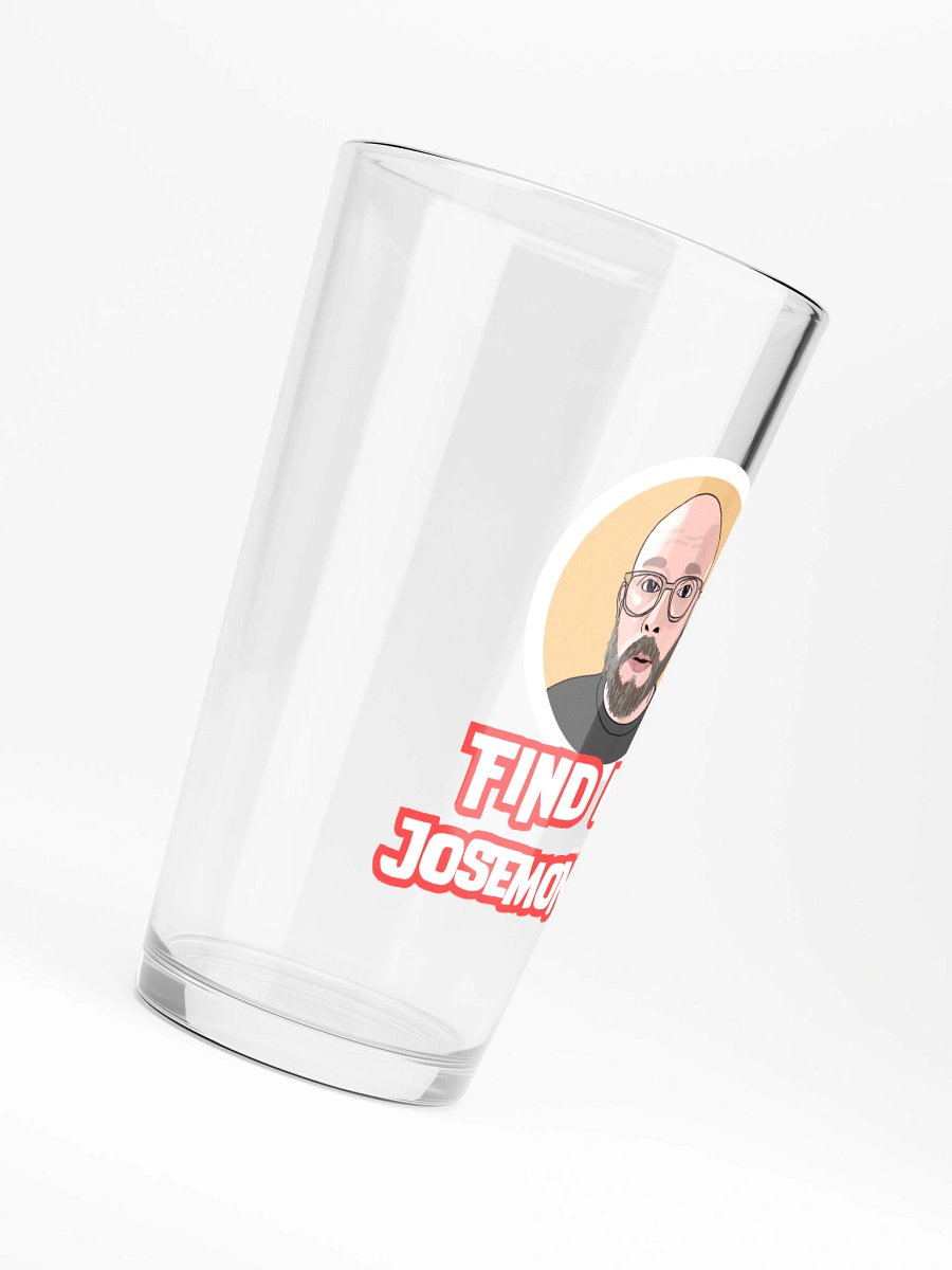 Find me, josemonkey! Pint Glass product image (5)