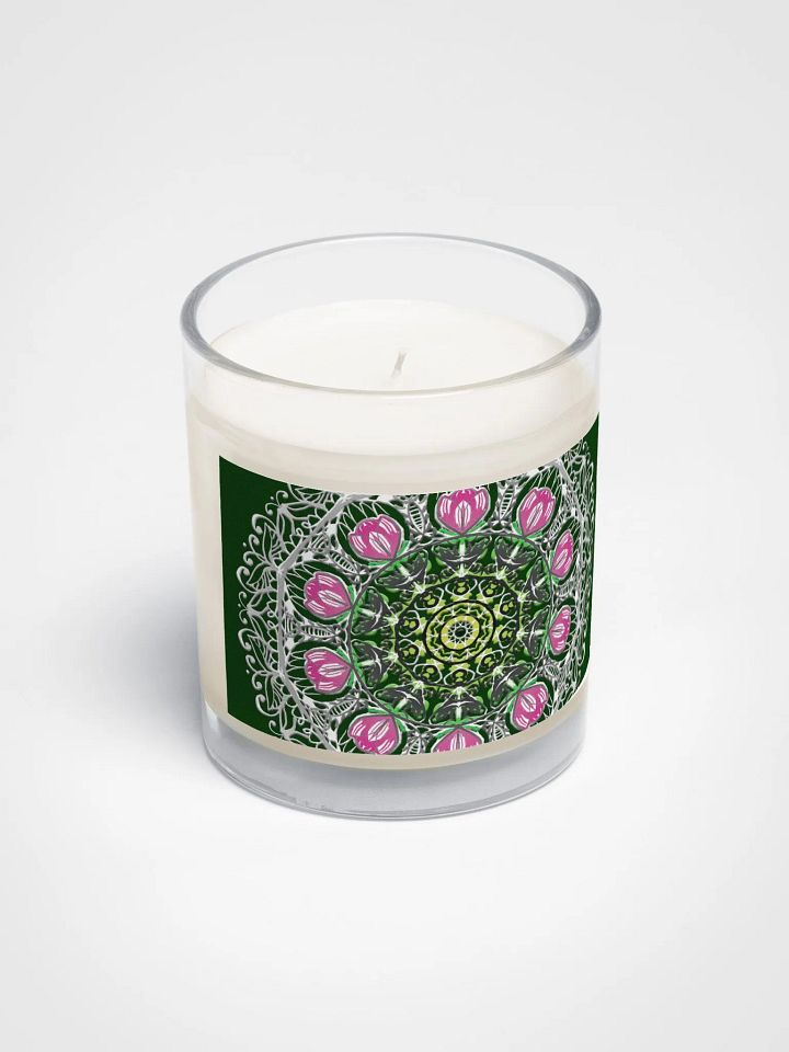 Floral Mandala Soy Wax Candle product image (1)