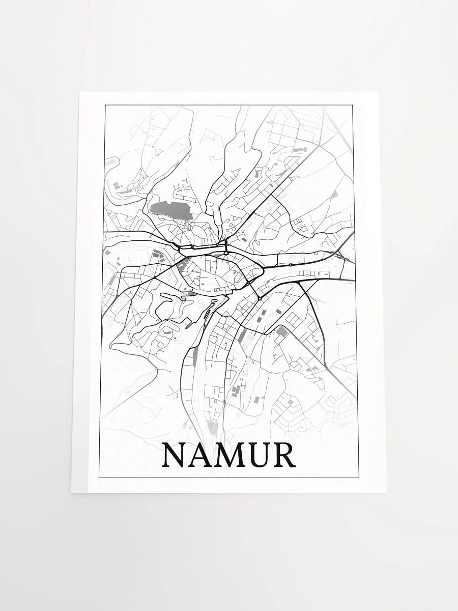 Namur, Belgium, city map print product image (20)