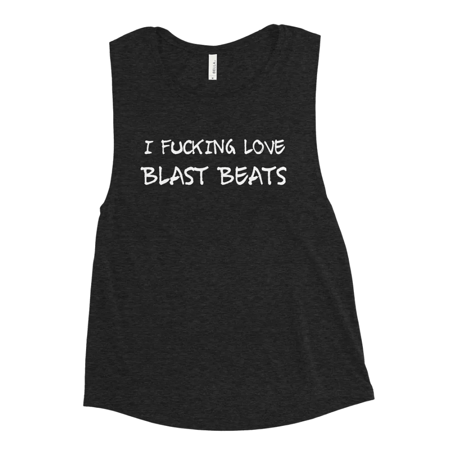 I Love Blast Beats women's tank product image (3)