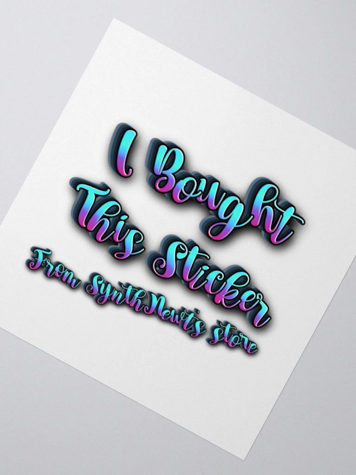 I Bought This Sticker product image (2)