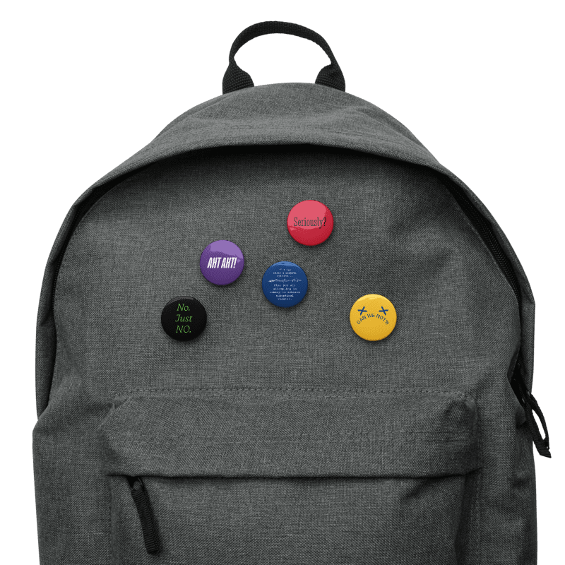 WILLOWISP Button Pins (Disagreeable Quotes Collection) product image (10)