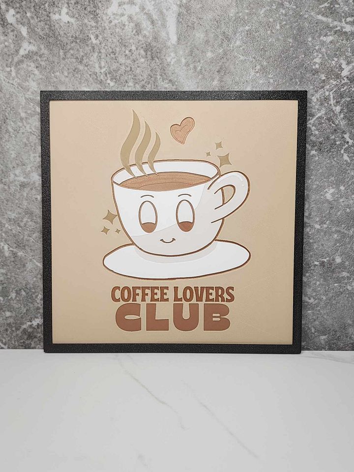 Coffe Lovers 3D Painting product image (1)