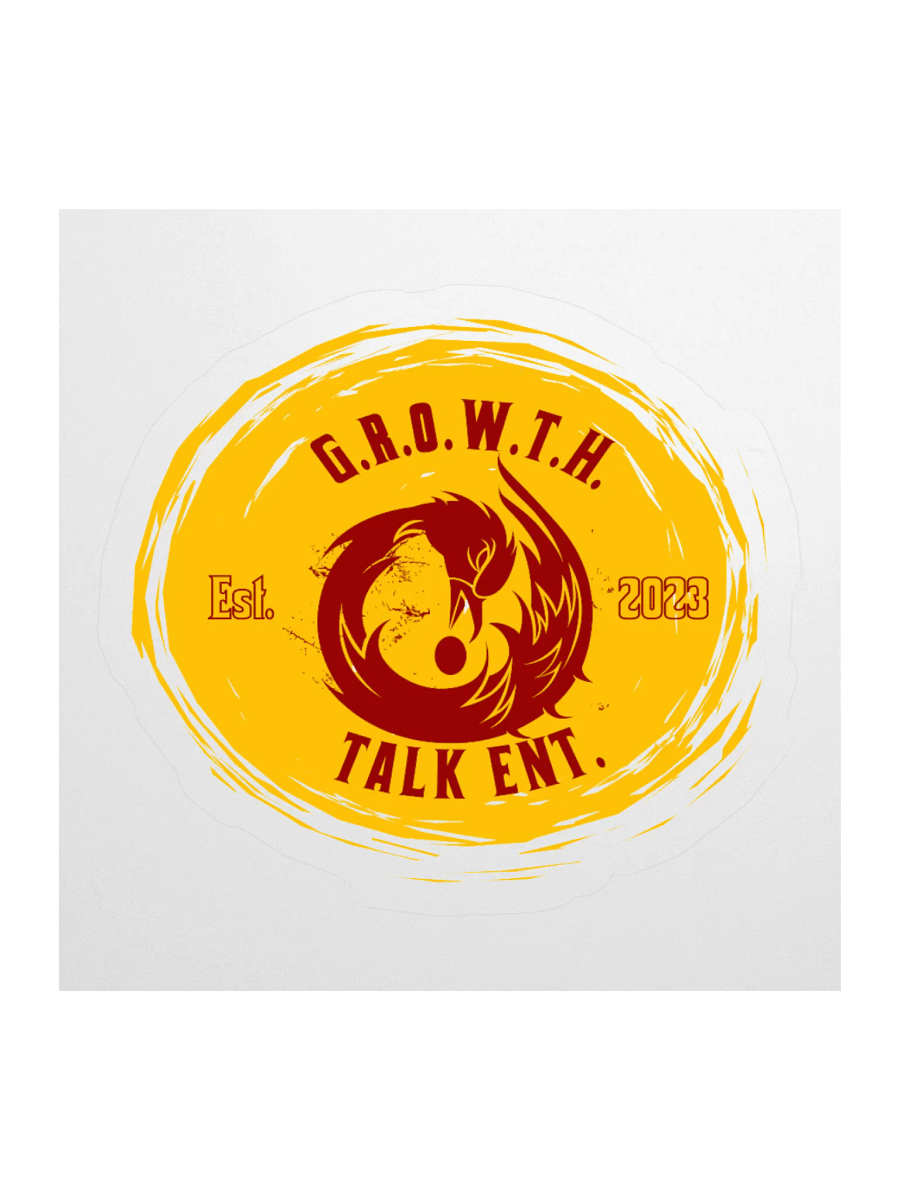 G.R.O.W.T.H. Talk Sankofa Sticker (gold) product image (1)