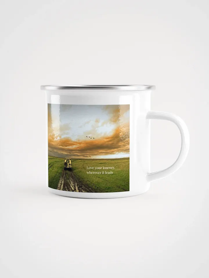 Love Your Journey Enamel Mug product image (1)