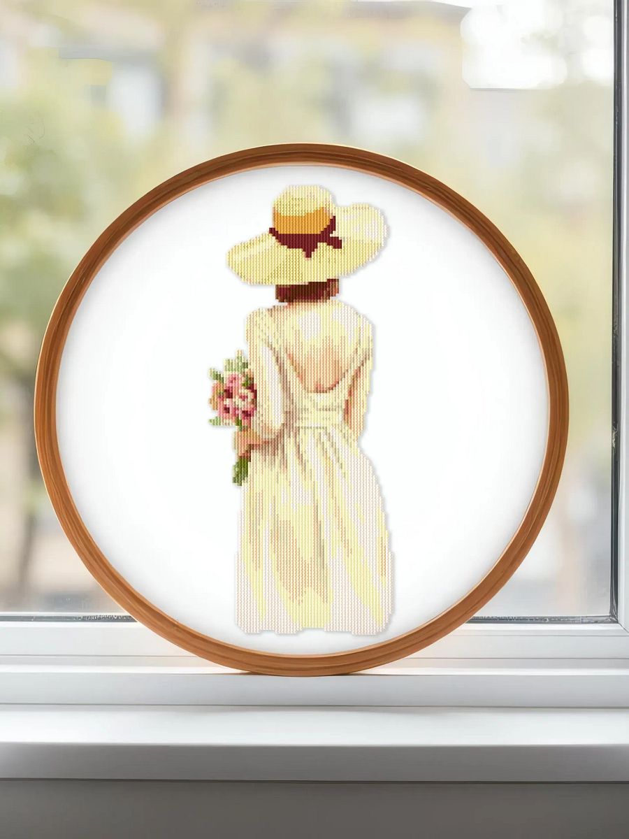 Girl Carrying Flowers product image (1)