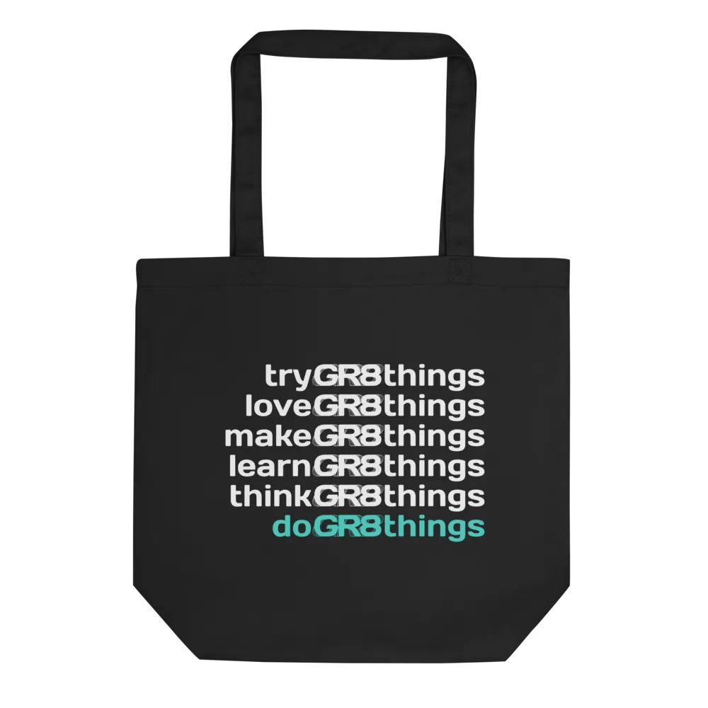 "doGR8things" Organic Tote Bag product image (3)