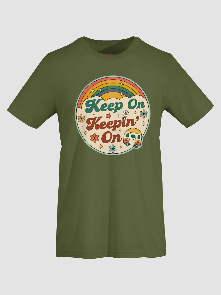 Retro Rainbow 'Keep On Keepin' On' T-Shirt product image (4)