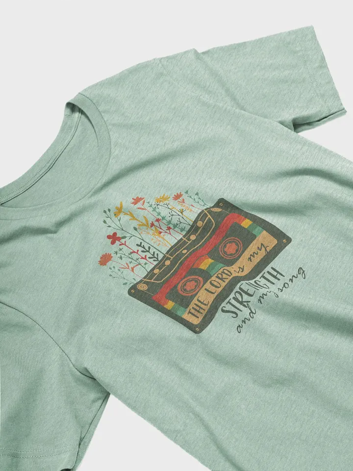 The Lord is my Strength and My Song Cassette Tee product image (38)