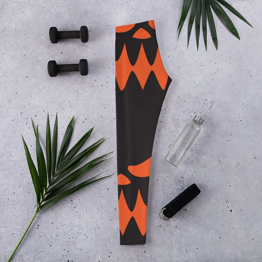 Evil Pumpkin Halloween Leggings – Spooky Chic for Fall product image (3)