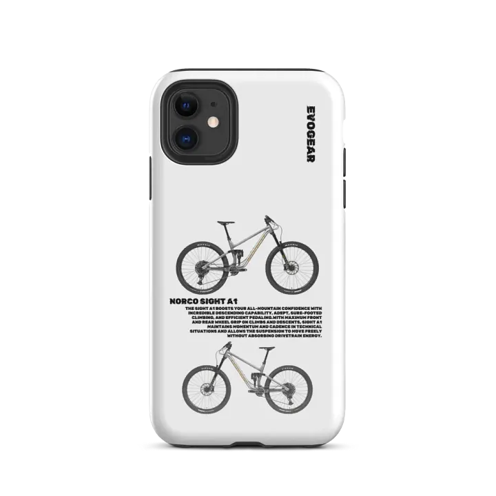 White Norco Sight A1 iPhone Case product image (2)