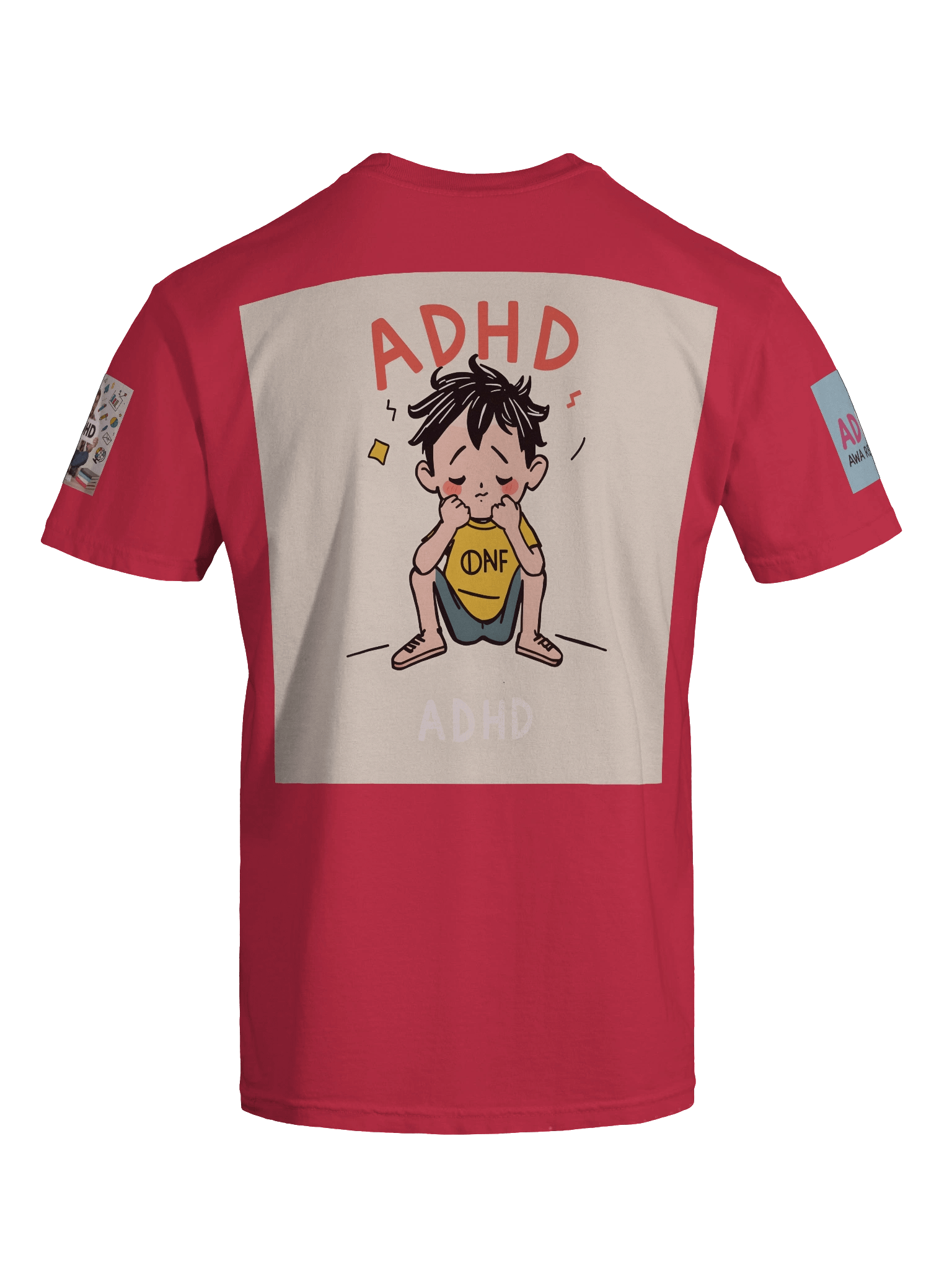 ADHD Awareness Illustrated T-Shirt product image (9)