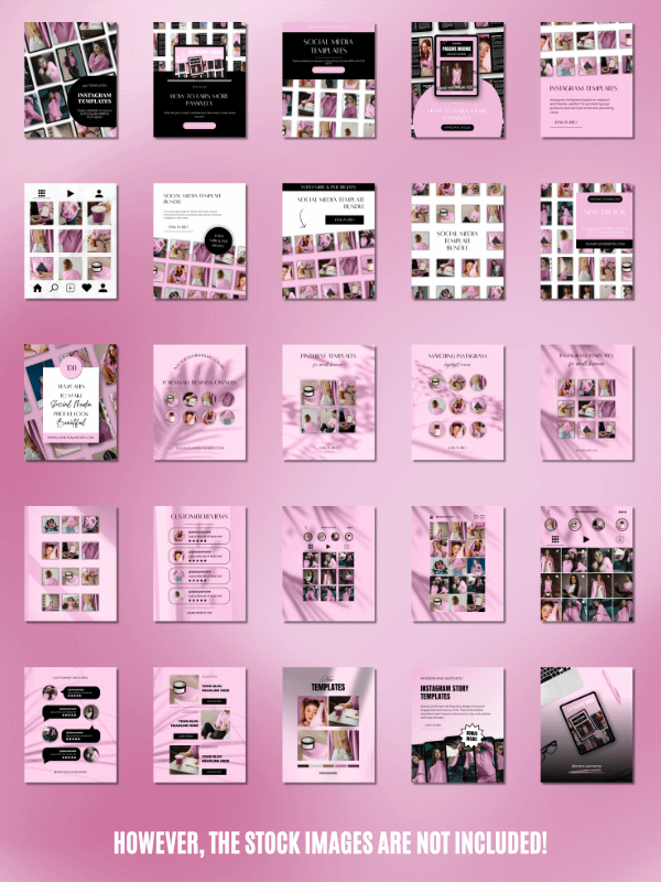 MRR/PLR Instagram Templates for Digitals product image (3)
