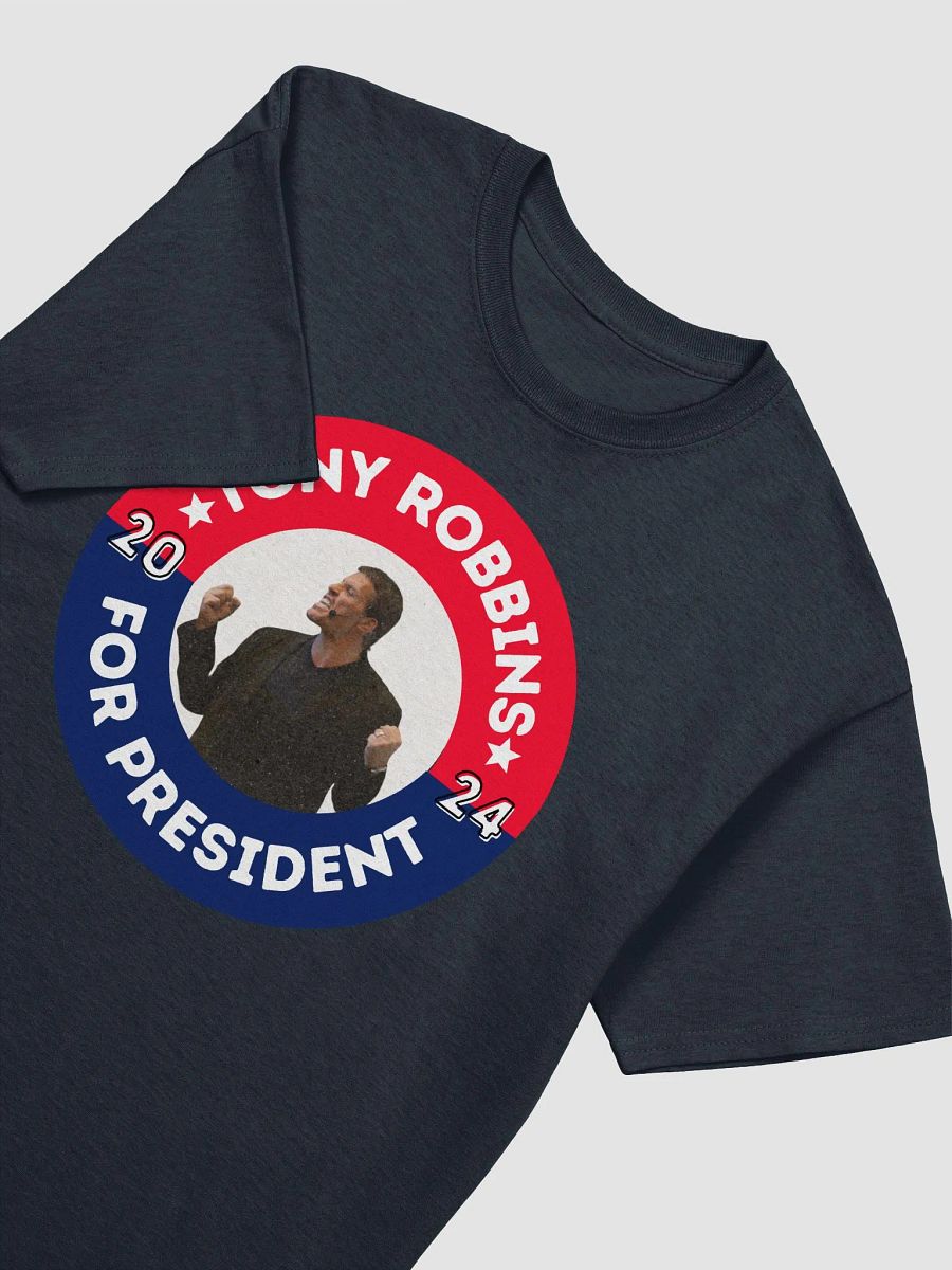 Tony Robbins for President 2024 Campaign Button Gildan Heavyweight Tee product image (3)